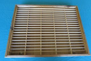Vintage Napa Valley Box Co.  100 Cassette Wood Storage Wall Holder