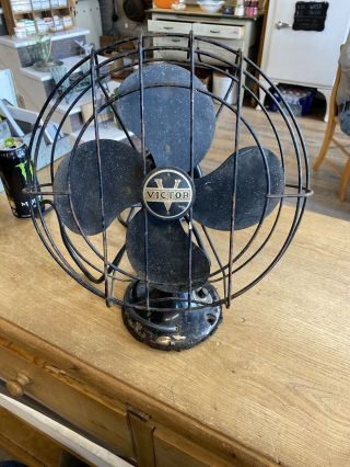 Antique Fan Victor - Model 120 Electric Running