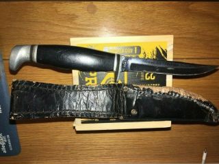 Vintage Case Xx Usa 2 Finn 4 1/4 " Blade / 8 1/2 " Length With Sheath