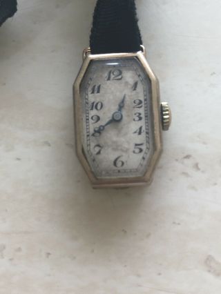 Antique 9 Ct Gold Watch Spare/repair