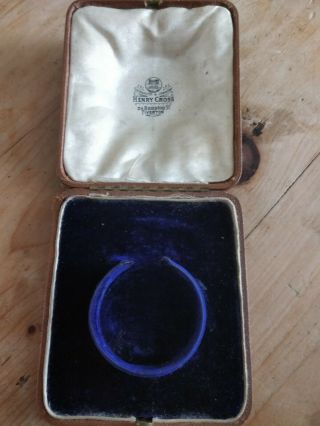 Antique Pocket Watch Box / Case - Cross Tiverton