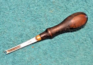 Vintage Gomph Leather Tool Size 2 Round Bottom Edger