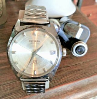 Vintage Citizen Master 21 Jewels 555 Automatic Wind Watch 70 