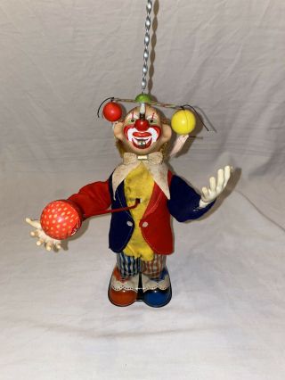 50’s Alps Vintage Battery Operated Pinky The Juggling Clown