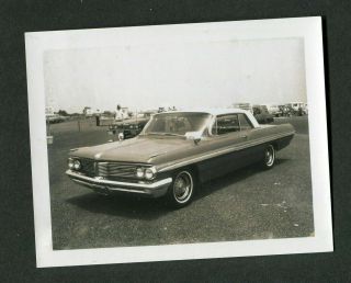 Vintage Polaroid Photo 1962 Pontiac Bonneville Car 392107