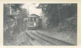 0b363 Rp 1942 Portland Traction Co Railway Car 507 Council Crest Loop