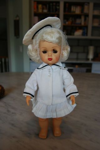 Vintage Terri Lee Clothes - Tiny Terri " Tiny Sailor Girl Costume " 3398 & Shoes