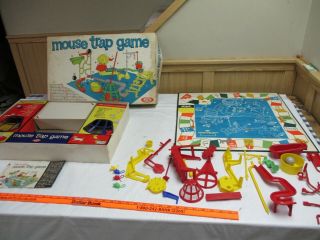 Vintage 1963 Mouse Trap Game By Ideal Edition 100 Complete A1