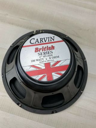 Carvin 12 " Vintage British Series Guitar Amp Speaker 100 Watt 8 Ohm By Eminence