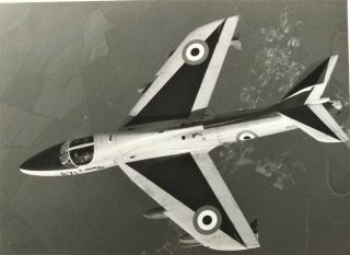 Large And Fine Photograph Of A Royal Navy Hawker Hunter