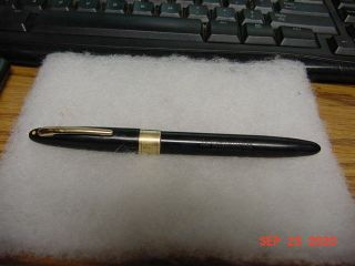 Vintage Sheaffer Black 14k White Dot Fountain Pen 5 1/4 "
