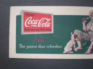 1932 Coca Cola Ink Blotter - 