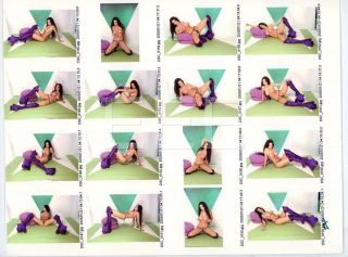 Sexy Julie Strain Movie Actress Vintage Contact Sheet Photo By Harry Langdon H1