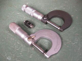 Old Vintage Machining Tools Machinist B.  &s. ,  Fowler Micrometers Pair