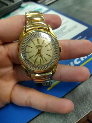 Vintage Delbana Voltige Rotating Coil 17 Jewels Incabloc Swissmade Vintage Watch