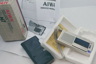 Vintage Aiwa Tp - M7 Micro Cassette Tape Recorder Great Collectable Not