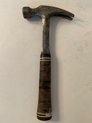 Vintage Estwing Hammer 20 Oz Leather Wrapped Handle