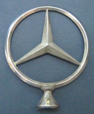 Mercedes Benz Vintage Chrome Plated Hood Ornament – Emblem Star Logo