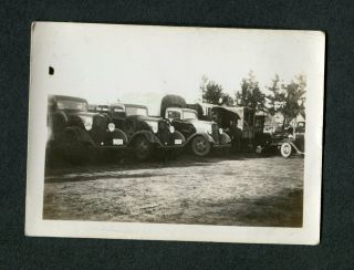 Vintage Photo 1933 1934 1935 Dodge Us Army Trucks 420041