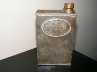Vintage Air Ministry Raf Military Ww2 Oil Can