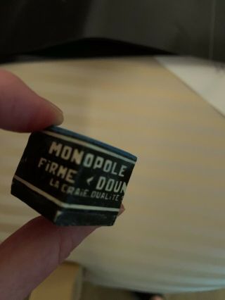 Monopole Billiard Chalk,  Vintage Billiard Chalk,  Snooker Chalk
