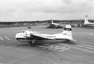 British United Airways,  Bristol Freighter,  G - Anmf,  In 1960s,  35mm Size Negative