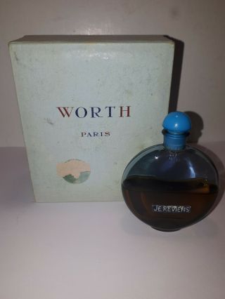 Vintage R.  Lalique Worth Je Reviens Perfume In Presentation Box