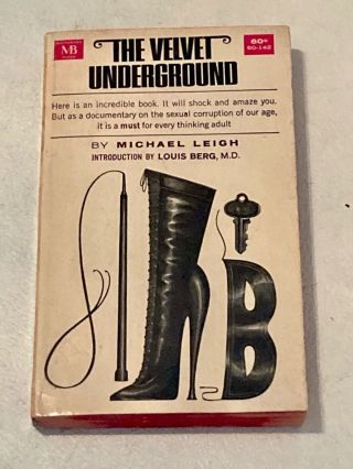 Vintage Pulp Sexology The Velvet Underground Michael Leigh Inspired Band Name