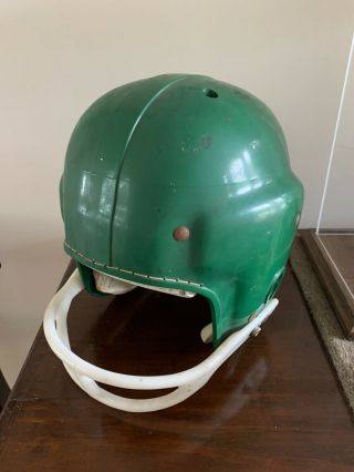 Vintage 1950s 60s Macgregor Football Helmet Green Eagles Antique Sports