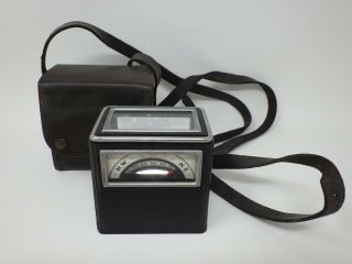 Vintage Aqua Survey & Instrument Co.  Magnetic Locator Dip Needle Compass W/ Case