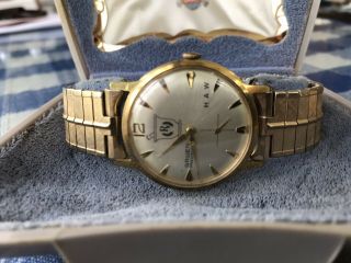 Vintage Gruen Precision Men ' s Mechanical watch,  Rx On Face In Case 3