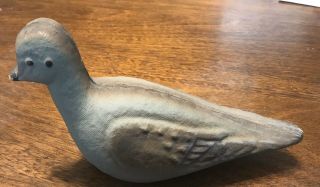 Vintage Herters Hunting Decoy Mourning Dove Paper Mache Circa 1940 