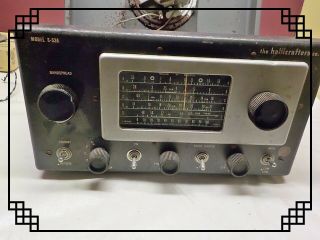 Vintage Hallicrafters S - 53a Ham Radio Receiver Parts / Repair