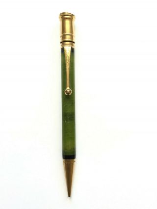 Vintage Parker Duofold Pencil - Jade Green