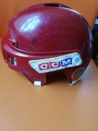 Vintage Ccm Hockey Helmet