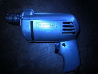 Craftsman Industrial Rated 1/4 " Electric Drill Model No.  315.  11090 Vintage,