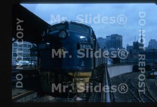 Slide B&o Baltimore & Ohio E8a 1415 & 1 W/passenger Train In 1964