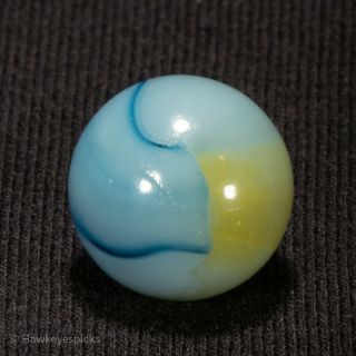 Awesome Kokomo Or Peltier Rainbo Vintage Marble 5/8 - Hawkeyespicks