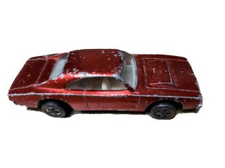 Vintage 1969 Mattel Hot Wheels Redline Custom Dodge Charger (red)