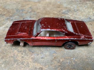 Vintage 1969 Mattel Hot Wheels Redline Custom Dodge Charger (RED) 3
