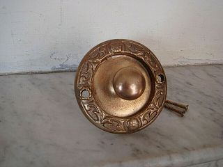 Victorian,  Edwardian Door Bell Pull,  Antique Brass Visitors Bell Pull.