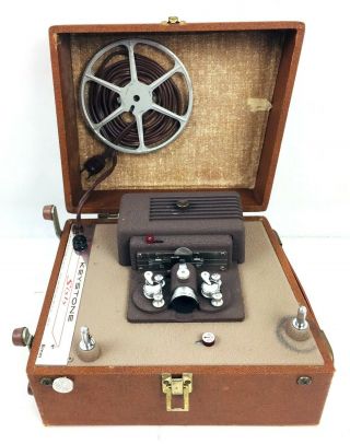 Vintage Keystone Sixty 8mm Film Projector In Case - Read
