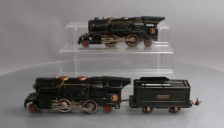 Lionel 259 Vintage O Prewar Lionel Lines 2 - 4 - 2 Steam Locomotives & Tender