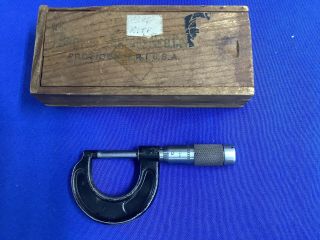 Vintage Brown & Sharpe (model 11a) Micrometer.  0 " - 1 " Outside.  0001