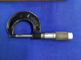 Vintage Brown & Sharpe (Model 11A) Micrometer.  0 