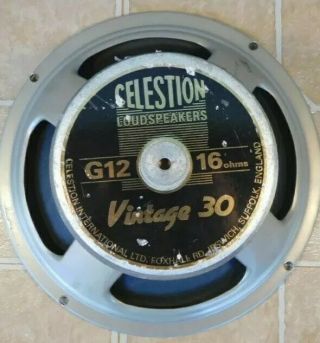 Celestion Vintage 30 Guitar Speaker - Uk - 16 Ohm - For Marshall Cab