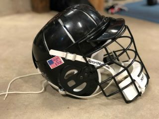 Vintage Sport Helmets Lacrosse Helmet - Adult Model Shcm Meets Nocsae Standard