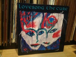 Vintage Lp Vinyl Record Of The Cure Lovesong 12 "