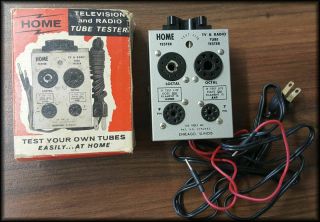 Vintage Home Television And Radio Tube Tester