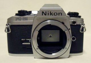 Vintage Nikon Fg - 20 35mm Slr Film Camera Body Only Meter Functional